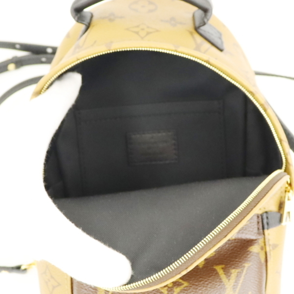 Louis Vuitton Palm Spring Backpack Mini Monogram Reverse Rucksack - Picture 3 of 7